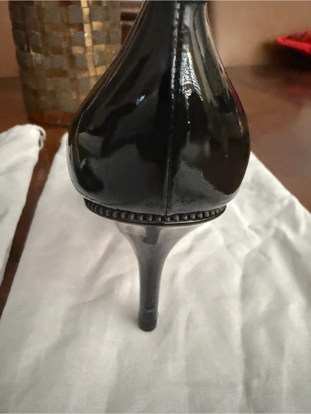 Givenchy Black Patent heels size 8